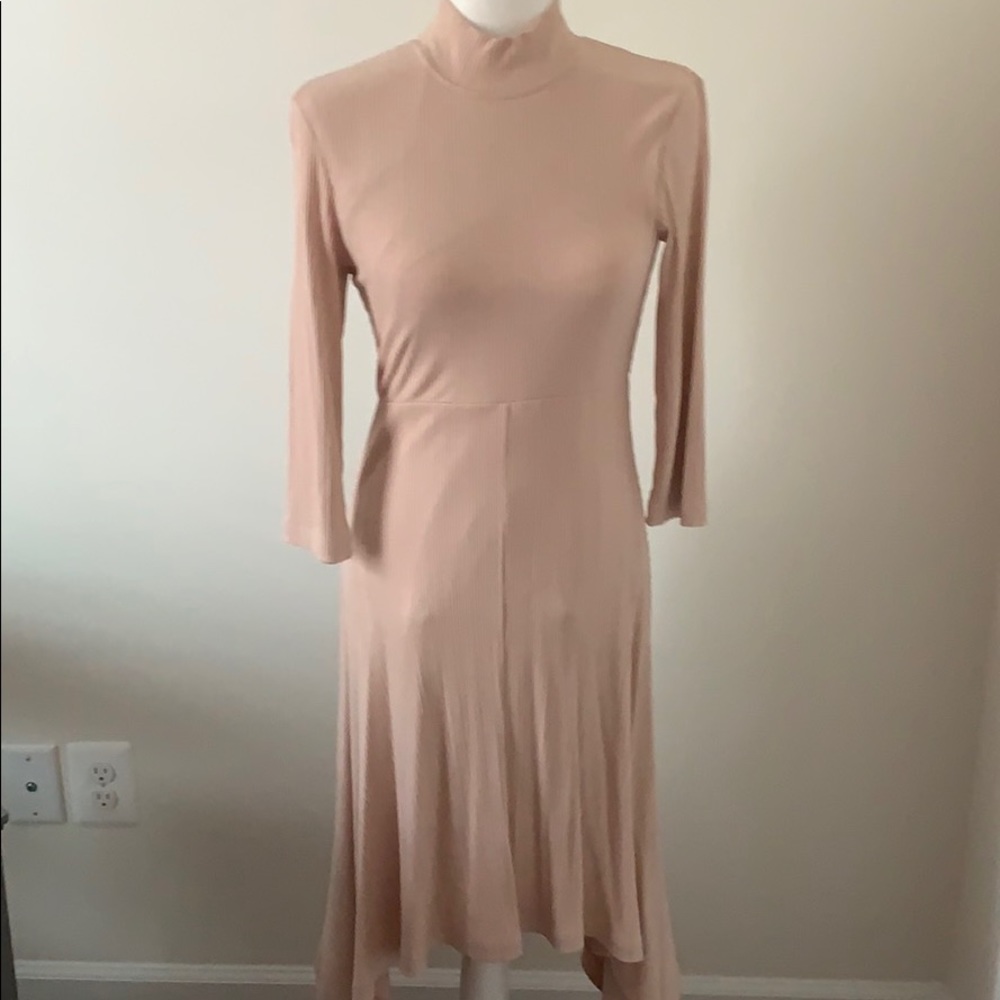Anthropologie Dress- blush pink